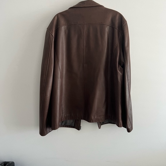 Vintage DANIER LEATHER XL Brown Women’s Jacket - Picture 8 of 8